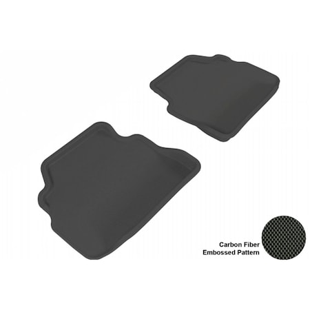 3D Maxpider BMW 3 SERIES E92 2007-2013 CPE KAGU BLACK R2 Floor Mat L1BM02521509